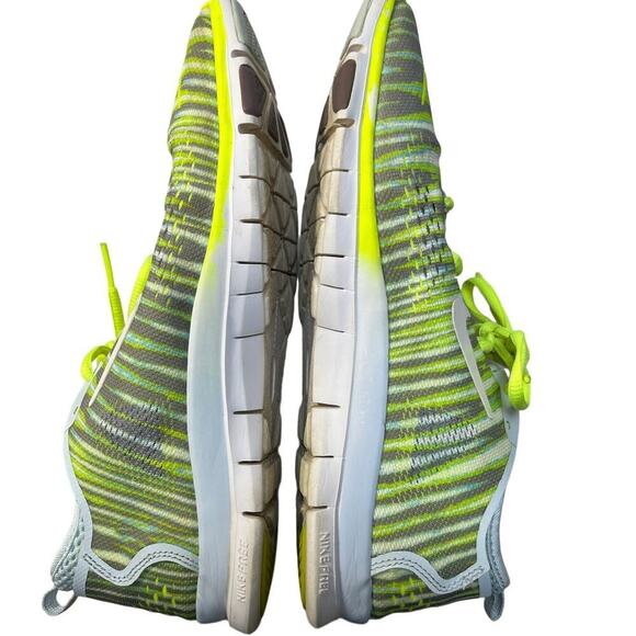 Nike Free 5.0 TR Green/Yellow/Grey Sneaker Running Shoe 629832-401 Size 7.5 - Picture 3 of 5
